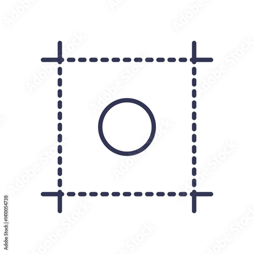 A circle within a dashed square symbolizes Unistructural simplicity and focus.
