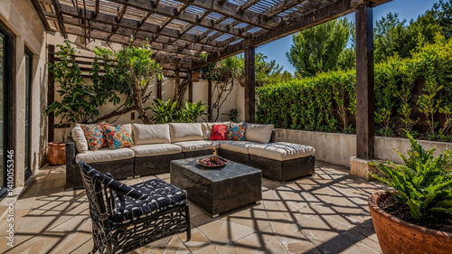 Terrasse couverte charme