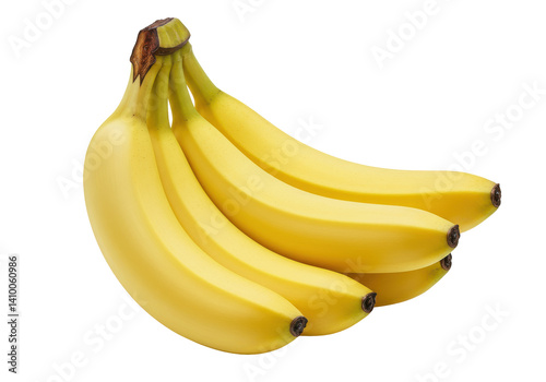 Bunch of Bananas isolated on white background photo