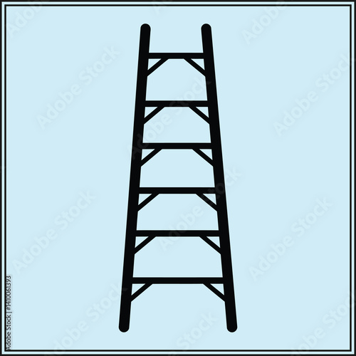 Ladder Silhouette, Work Equipment