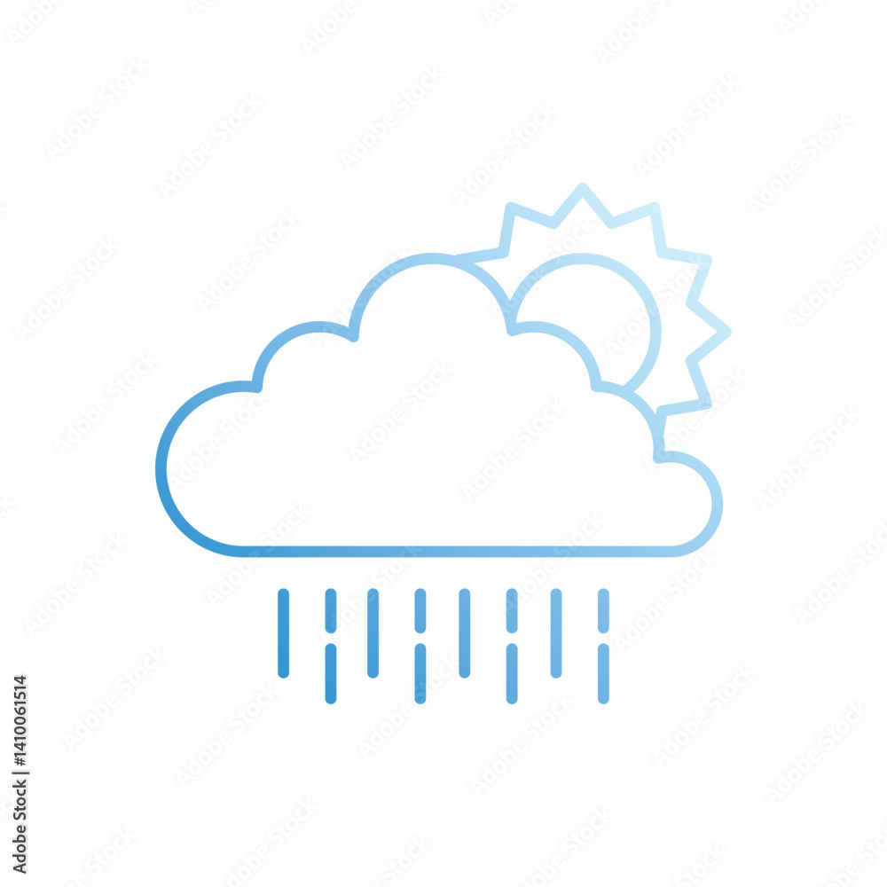 Cloud vector icon stock illustration Cloud vector icon stock illustration