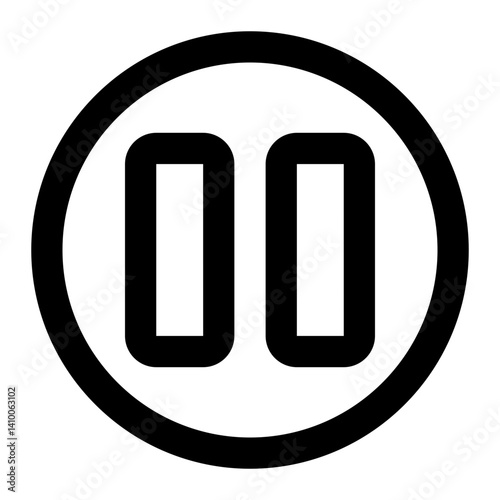 pause icon for illustration