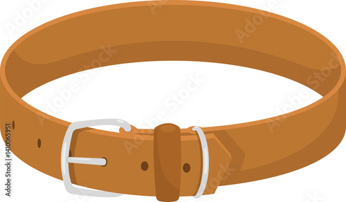 Dog collar clipart design illustration