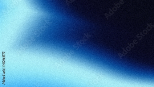 Blue gradient background. Blue wallpaper. Abstract blue gradient with grainy texture