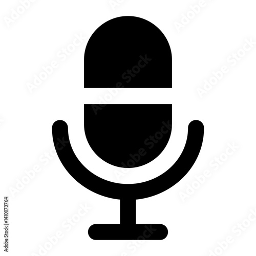 microphone icon for illustration