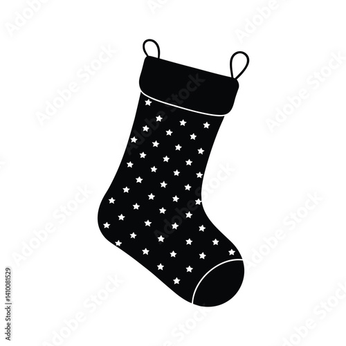 christmas socks isolated on white