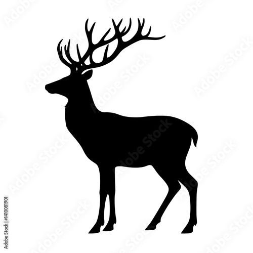 deer silhouette vector