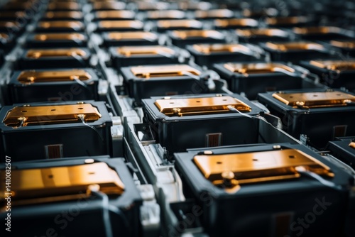 mass production assemly line of electric vehicle battery cells