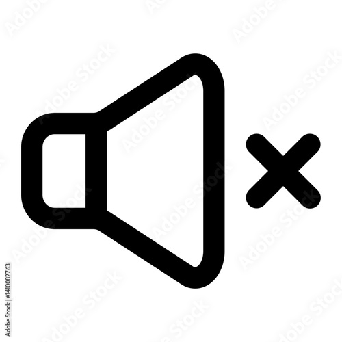 mute icon for illustration