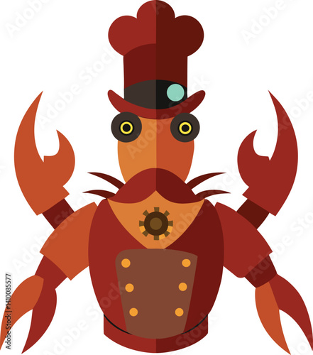 red devil in a white background