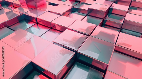 Low Poly Tech Grid: Modern Geometric Background for Digital & Tech Design
