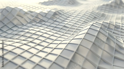 Low Poly Tech Grid: Modern Geometric Background for Digital & Tech Design
