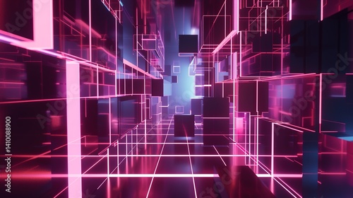Low Poly Tech Grid: Modern Geometric Background for Digital & Tech Design
