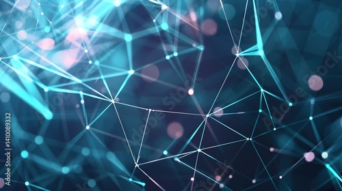Low Poly Tech Grid: Modern Geometric Background for Digital & Tech Design
