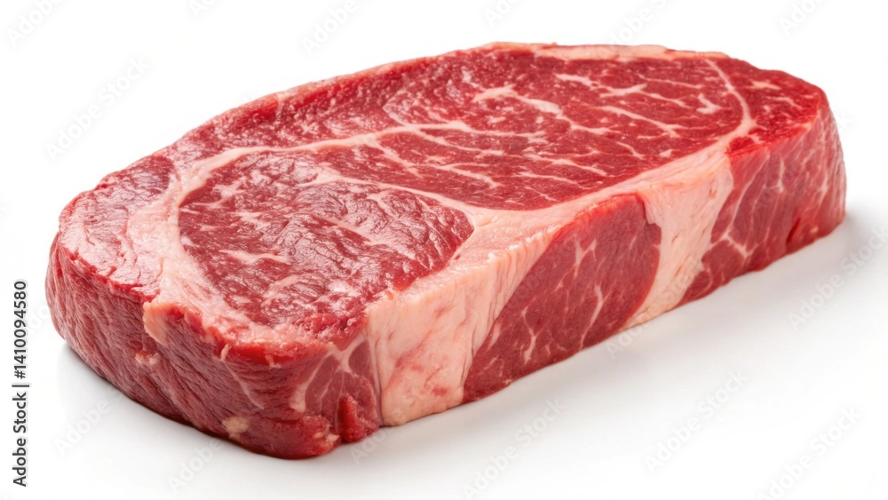 wagyu beef steak on a white background for placement in menus and restaurant advertising wagyu beef steak on a white background for placement in menus and restaurant advertising