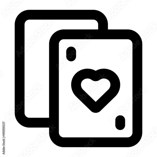 poker icon for illustration