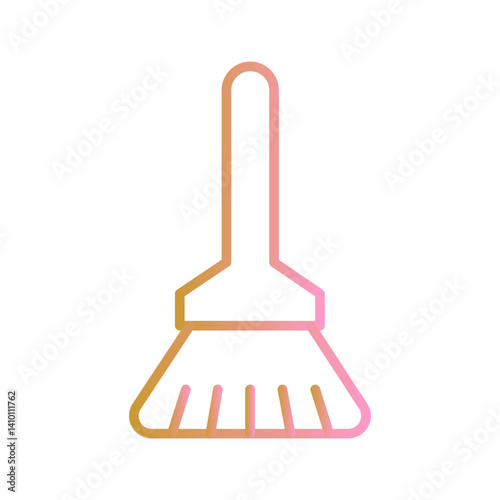 Broom Vector Icon