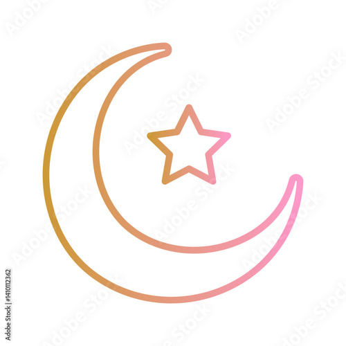 Moon Vector Icon