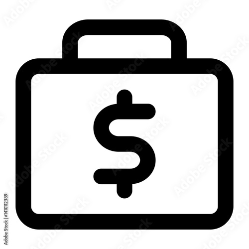 money bag icon for illustration