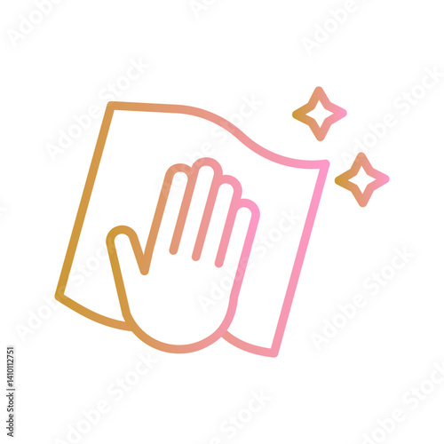Cleaning Cloth Vector Icon