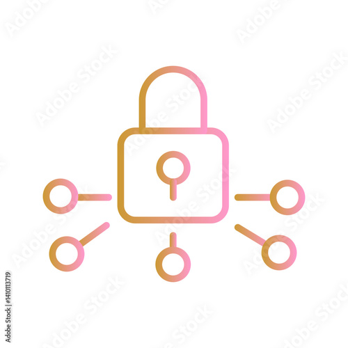 Cyber Attack Vector Icon
