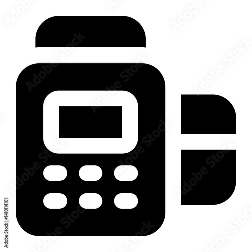 pos terminal icon for illustration