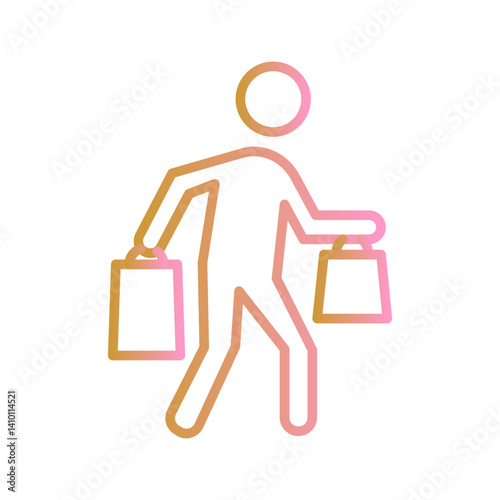 Shopper Vector Icon