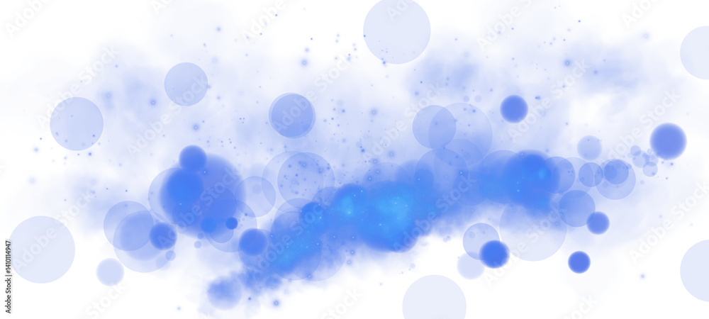 A beautiful composition of blue orbs and sparkles, enhanced by dreamy bokeh on a transparent background A beautiful composition of blue orbs and sparkles, enhanced by dreamy bokeh on a transparent background