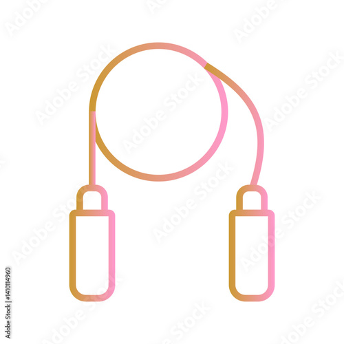 Jump Rope Vector Icon