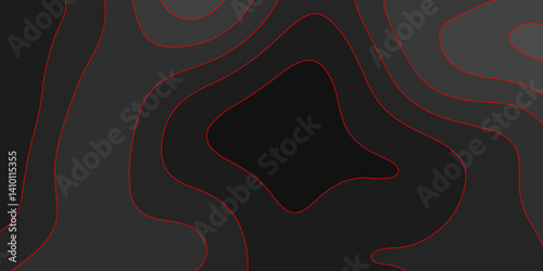 Abstract papercut design. Background of the topographic map. modern wallpaper texture and realistic design used for banner and posters, mountain relief geographic pattern. vector illustration.	