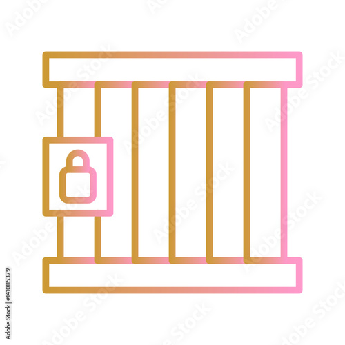Jail Cell Vector Icon