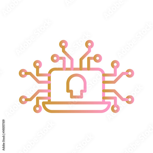 Cyber Threats Vector Icon