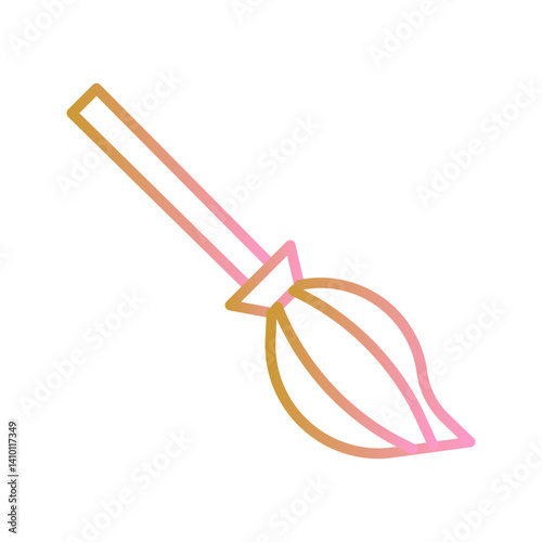 Witches Broom Vector Icon