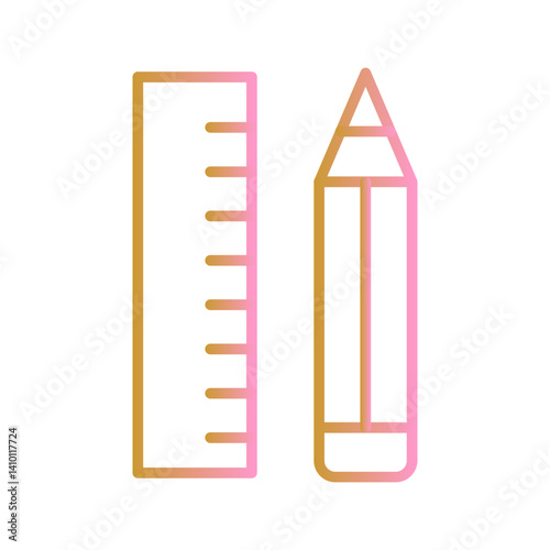 Ruler Vector Icon