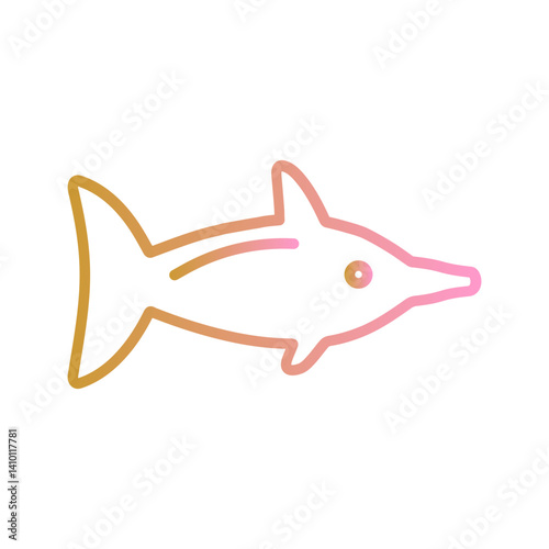 Swordfish Vector Icon