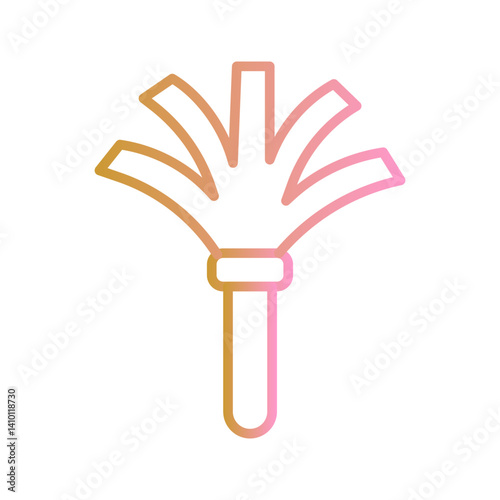 Feather Duster Vector Icon