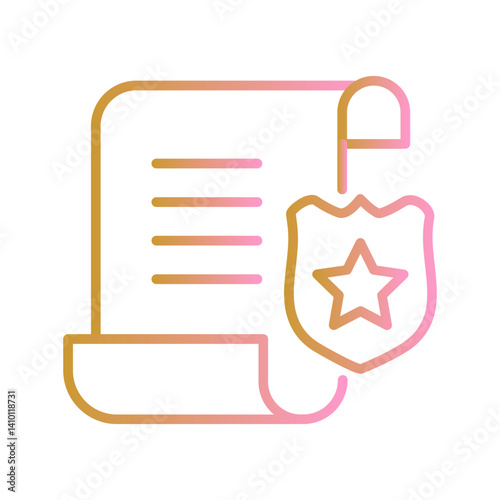 Law Enforcement Vector Icon