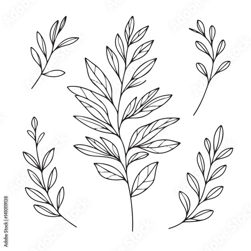 seamless pattern with leaves