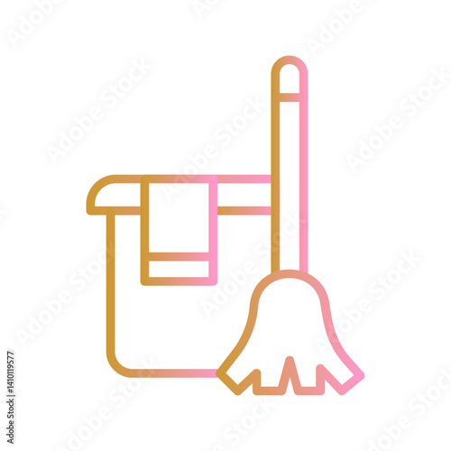 Cleaning Supplies Vector Icon