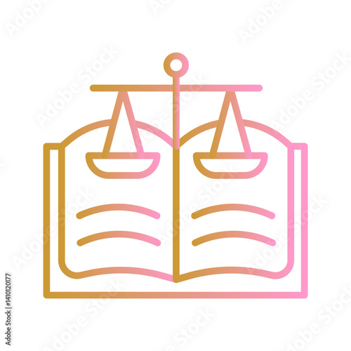 American Constitution Vector Icon