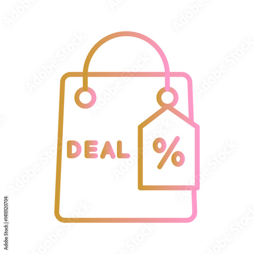 Deals and Steals Vector Icon