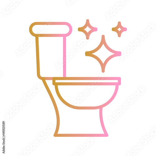 Bathroom Cleaning Vector Icon