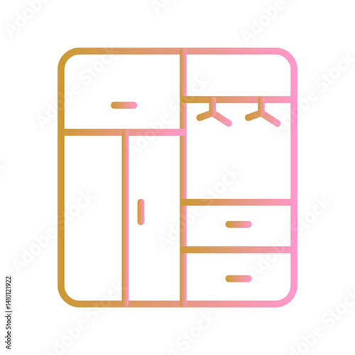 Closet Organization Vector Icon