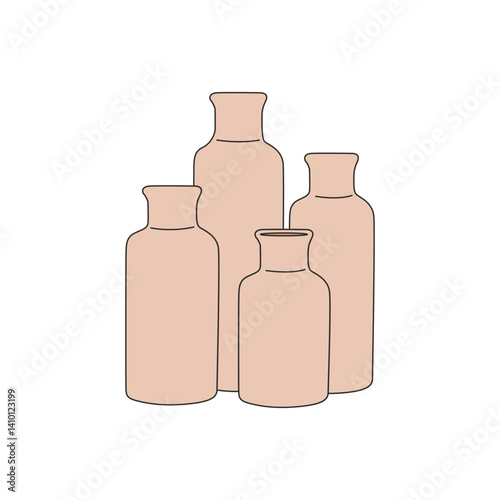 Aesthetic spa bottle