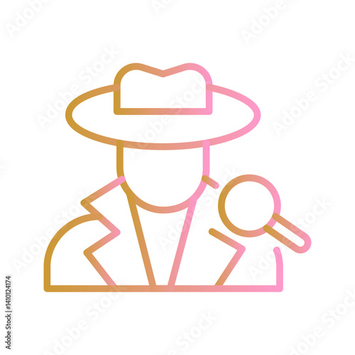 Detective Vector Icon