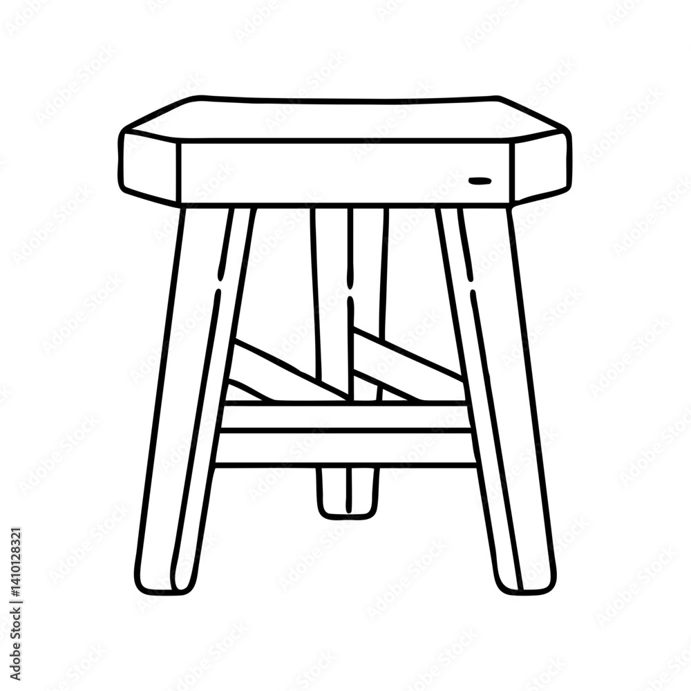 stool icon, stool vector illustration-simple illustration of stool, perfect for stool logos and icons stool icon, stool vector illustration-simple illustration of stool, perfect for stool logos and icons