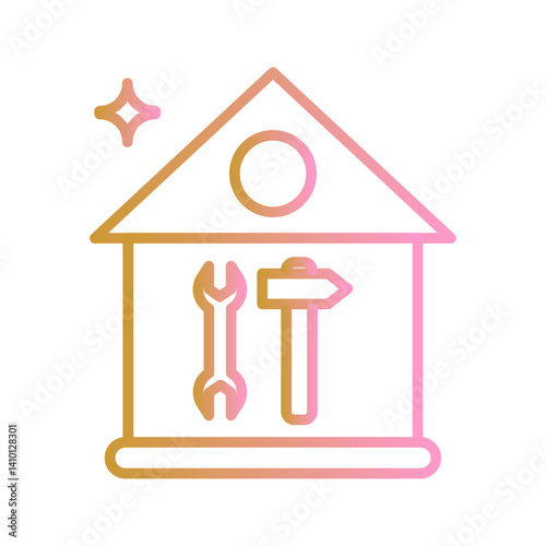 House Renovation Vector Icon