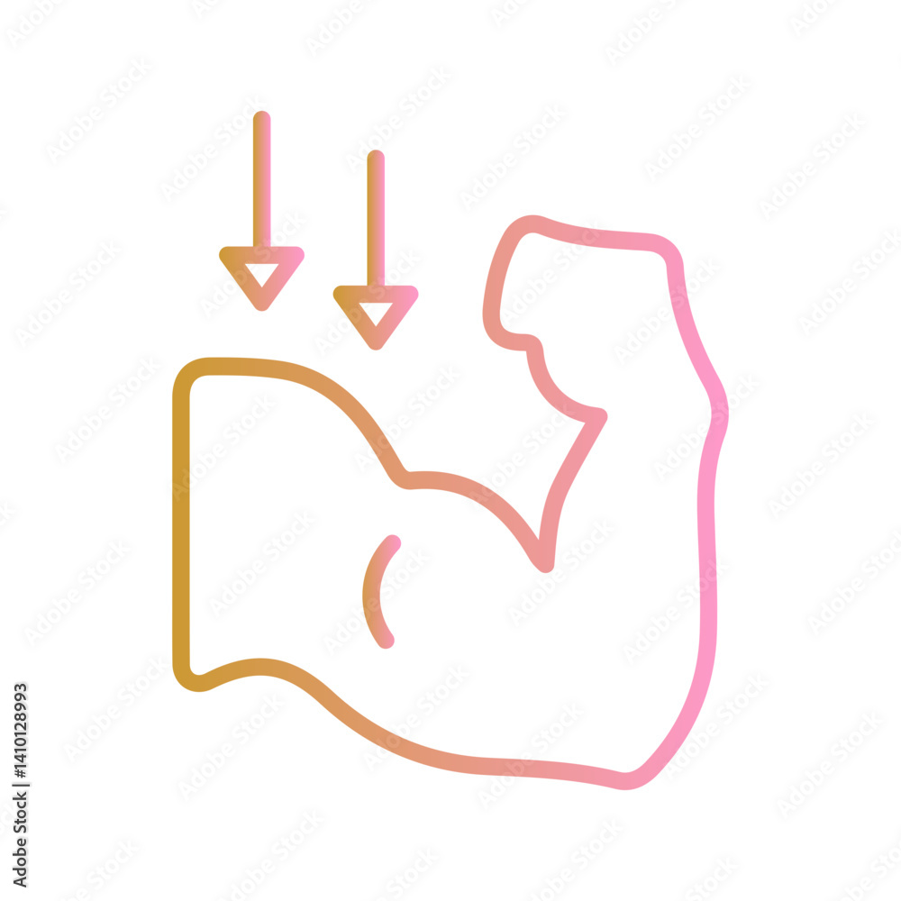 Muscle Recovery Vector Icon Muscle Recovery Vector Icon