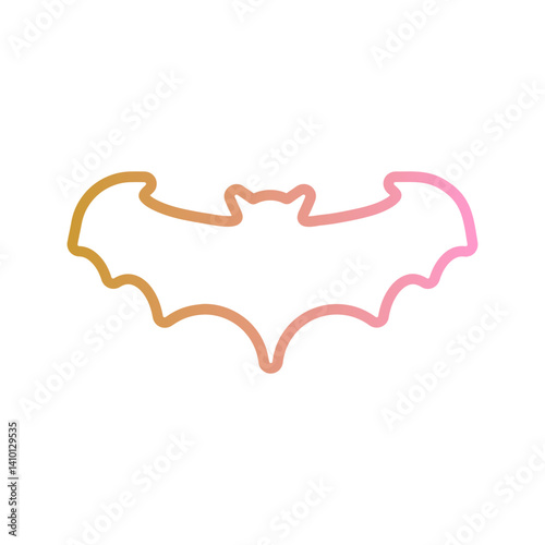 Halloween Bat Vector Icon