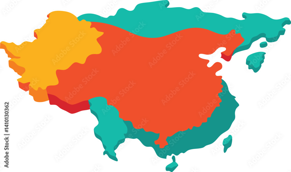 Asia map with countries Asia map with countries